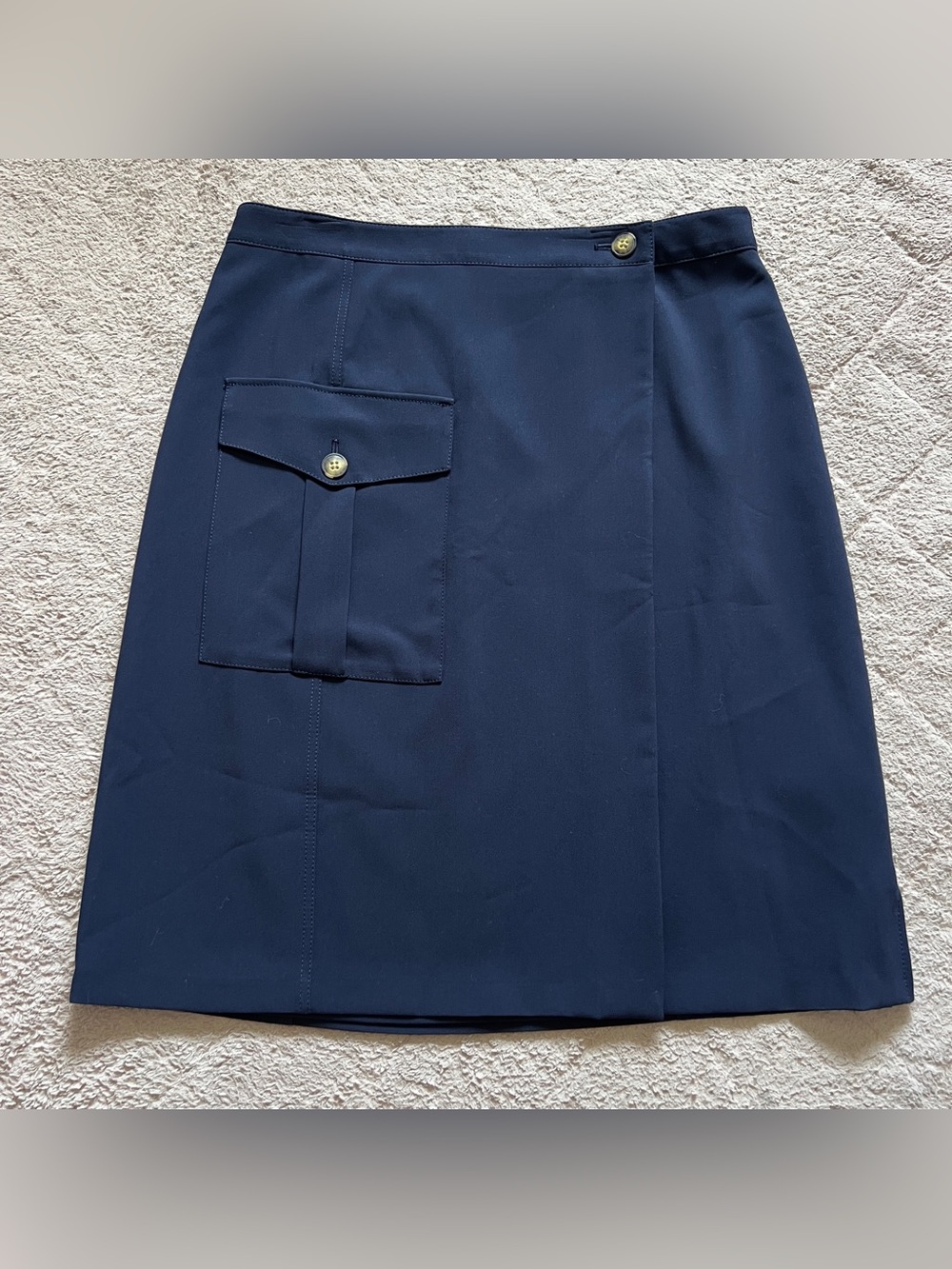 NWOT Banana Republic Side Wrap Skirt Preppy Office‎ Business Old Money Sz XL